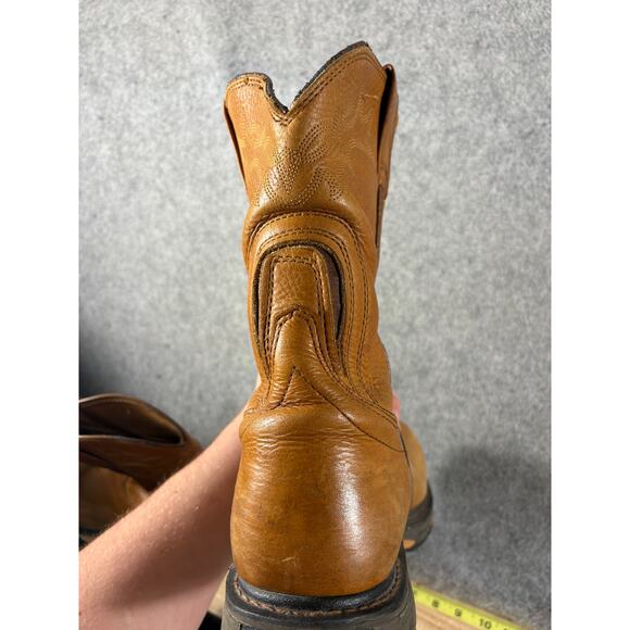 Ariat Western Boot Men 12EE Brown Composite Toe Leather Pull On Workwear Outdoor main image 10